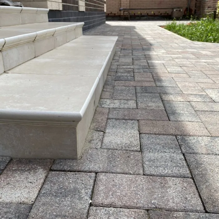 Тротуарная плитка Брусчатка Петра Колормикс Мокко