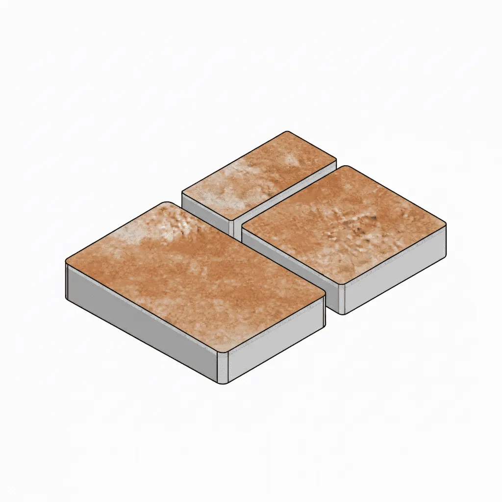 Тротуарная плитка Брусчатка Полис Колормикс Наска