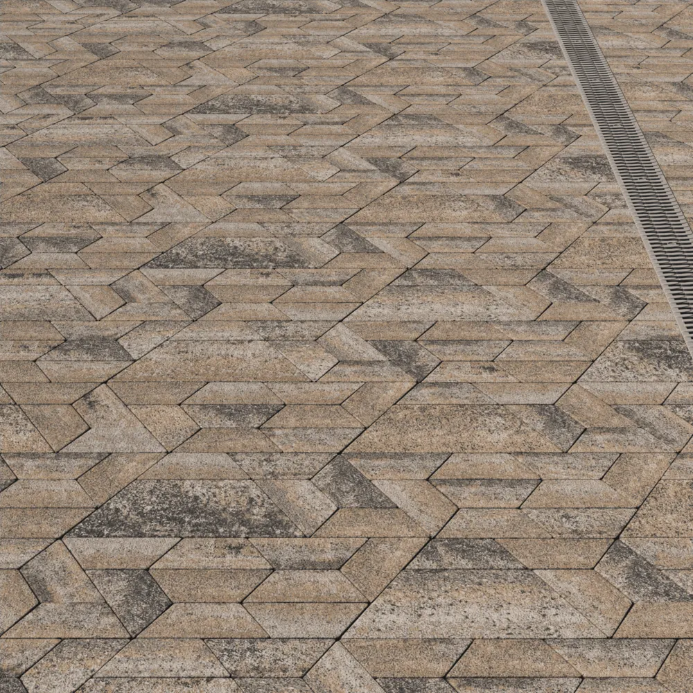 Тротуарная плитка Трапеция Колормикс Бристоль